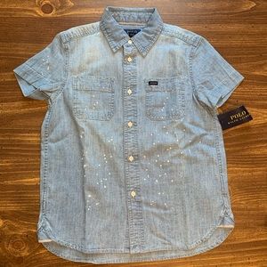 🆕 Ralph Lauren Boys Chambray Workshirt